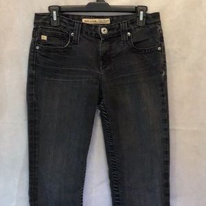 Big Star Black Denim Straight Leg Jeans 28